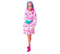 Simba Steffi Love Fluffy Fashion, 2 Capas Surtidas, Solo se Entrega un artículo, muñeca de Juguete con Botas, Calentadores de Orejas, riñonera, 29 cm, a Partir de 3 años