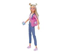 Simba Steffi Love Kitty Fashion 105733602 - Muñeca de Vestir con Gafas y Tablet en imitación de Gato y Shopper, muñeca de 29 cm, a Partir de 3 años