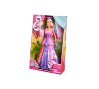 Simba- Steffi Love Rainbow, muñeca de Juguete con un Vestido mágico Que se Puede Girar sobre la Corona, 29 cm, a Partir de 3 años (105733989)
