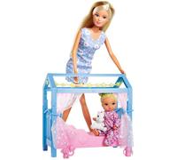 Simba Steffi Love Sueños Dulces Muñeca Con Cuna Dulce Con Función Glow En Th