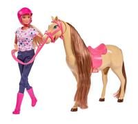 Simba- Steffi Paseo a Caballo- Steffi de 29 cm Pasea a Caballo de 27 cm, Equipada para la Monta. A Partir de 3 años. (105730939)