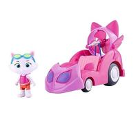 Simba Toys 44 Gatos - Milady con vehículo, Coche Rosa Milady, Incluye Figura articulada (Smoby 180211)
