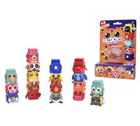 Simba Toys Bloxies - Figuras de la Serie II (4 Unidades) - Bloques de construcción de Animales para apilar y coleccionar, Divertido Efecto de Movimiento, 4,5 cm, selección al Azar, Juguetes a Partir