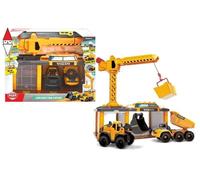 Simba Toys Estación De Construcción Volvo Con 3 Vehículos