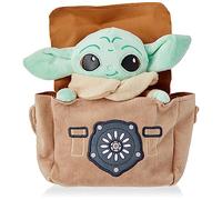 Simba Toys - Peluche Disney Grogu, Baby Yoda, de la Serie The Mandalorian de Star Wars, Incluye Bolso para Transportarlo, 100% Original, Apto para Niños y Niñas de todas las Edades - 25 cm