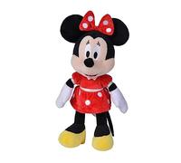 Simba Toys - Peluche Disney Minnie Mouse con Vestido Rojo, Material Suave y Agradable, 100% Original, Apto para Niños y Niñas de Todas Las Edades - 25 cm