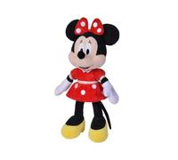 Simba Toys - Peluche Disney Minnie Mouse con Vestido Rojo, Material Suave y Agradable, 100% Original, Apto para Niños y Niñas de Todas Las Edades - 35 cm cm (6315870229)