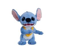 Simba Toys, Peluche Stitch Disney con Collar Hawaiano de Flores (Lei), 25 cm, Suave y abrazable, a Partir de 0 Meses (6315870697)