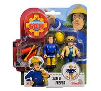 Simba Toys Sam & Trevor | Sam El Bombero | Conjunto de Figuras | Fireman Sam
