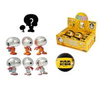 Simba ÜRDU Peanuts Snoopy Astronauta, Figura Magnética en Bola Sorpresa,+5 | 1 figura Snoopy astronauta al azar en bola planeta de 11 cm; 7 modelos; pies magnéticos; no se puede elegir