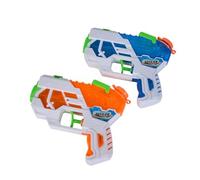 Simba Waterzone 107276080 - Juego de 2 Pistolas de Agua con Visera abatible, 12 cm, Mecanismo de extracción, a Partir de 3 años