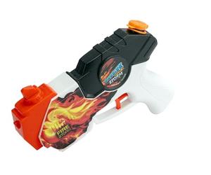 Simba Waterzone Storm Trick Blaster 107276240 - Pistola de Trucos (impresión de Colores, Mecanismo de extracción, Boca giratoria de 270 Grados, Chorro Doble, Volumen del depósito: 150 ml, Alcance: 6