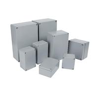 SIMBAE Caja de Aluminio Caja Impermeable Carcasa electrónica Caja de aleación IP67 Proyecto Cajas de Instrumentos Empalme de Metal Compatible Exteriores(188x120x78mm)