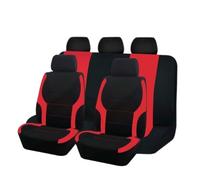 SIMBAE Cubre Universal Se Adapta A La Mayoría Los Accesorios Bicolores Tela Lisa Coche Protector Asiento Juego Funda Poliéster Universal Deportivo
