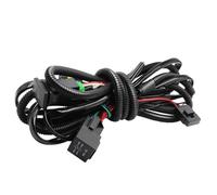SIMBAE Luces antiniebla 2 X Luz Antiniebla Para LED Ojo De Ángel Para Nissan Para Tiida Para Patrol Para Versa Para Evalia Lafesta Lente Coche DRL Lámpara Diurna 30W H11 12V(Harness Wire)