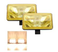 SIMBAE Luces antiniebla Luces Antiniebla Para PEUGEOT 205 Para GTI Para CTI 106 306 Mi16 H3 Foco Halógeno Conducción Delantera Lámparas Accesorios Faros(2 pcs Amber)