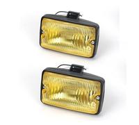 SIMBAE Luces antiniebla Luz Antiniebla Parachoques Delantero Coche Lámpara Conducción Diurna Para Peugeot 205 Para GTI Para CTI 106 306 Mi16 H3 Foco(2pcs yellow)