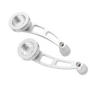 SIMBAE Motor eléctrico regulador ventana Kit De 2 Manivelas Universales Aluminio Para Ventanas Manijas Elevadoras Y Puerta Manuales(Negro)