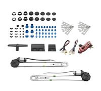SIMBAE Motor eléctrico regulador ventana Kit De Conversión Elevalunas Eléctrico Universal 12 V Para Camioneta SUV Furgoneta Y Coche 2 Puertas