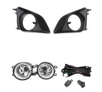 SIMBAE Para Toyota Para Corolla 2007-2010 Luces Antiniebla Conjunto Lámpara Led Cubierta Cromada Parrilla Bisel Faros Accesorios Coche Conjunto Faros Antiniebla