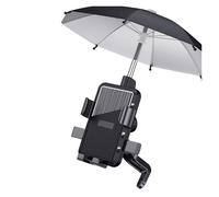 SIMBAE Soporte Móvil Moto Soporte De Teléfono para Bicicleta O Motocicleta, Clip para Móvil, para Manillar con Paraguas(Rearview Umbrella)