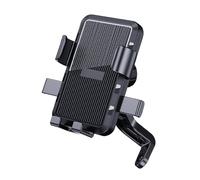 SIMBAE Soporte Móvil Moto Soporte De Teléfono para Bicicleta O Motocicleta, Clip para Móvil, para Manillar con Paraguas(Rearview Type)