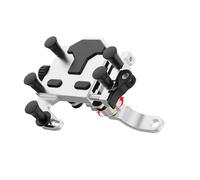 SIMBAE Soporte Móvil Moto Soporte Universal De Teléfono Aleación Que Absorbe Los Golpes Navegación para Manillar Bicicleta Y Motos, Ajustable Giratorio 360 °(H-67YS)