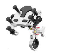 SIMBAE Soporte Móvil Moto Soporte Universal De Teléfono Aleación Que Absorbe Los Golpes Navegación para Manillar Bicicleta Y Motos, Ajustable Giratorio 360 °(H-66YS)