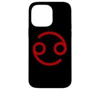 Símbolo astrológico de cáncer, signo zodiacal del cangrejo Carcasa para iPhone 14 Pro Max