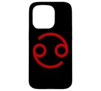 Símbolo astrológico de cáncer, signo zodiacal del cangrejo Carcasa para iPhone 15 Pro