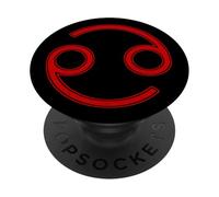 Símbolo astrológico de cáncer, signo zodiacal del cangrejo PopSockets PopGrip Adhesivo