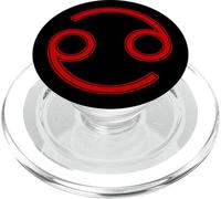 Símbolo astrológico de cáncer, signo zodiacal del cangrejo PopSockets PopGrip para MagSafe