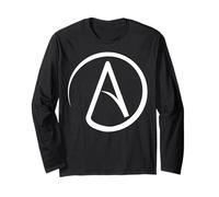 Símbolo Ateo Libertad Expresión Minimalista Manga Larga