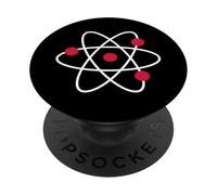 Símbolo atómico Ciencia Física Diseño de átomos PopSockets PopGrip Adhesivo