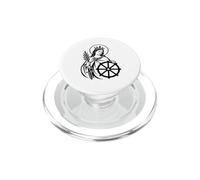 Símbolo católico de Santa Catalina de Alejandría PopSockets PopGrip para MagSafe