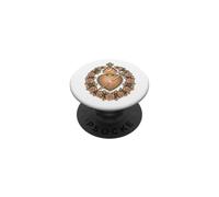 Símbolo Católico Mariano de la Santísima Madre PopSockets PopGrip Adhesivo
