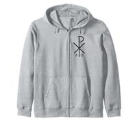 Símbolo Chi Rho de la Iglesia Primitiva - Cristograma Sudadera con Capucha