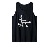 Símbolo Chino Antiguo Kama Sutra Pinyin Inspirado en el Humor Camiseta sin Mangas