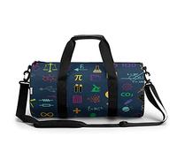Símbolo científico fórmula matemática bolsa de gimnasio portátil para mujeres y hombres, bolsa de viaje para deportes, impresión de gimnasio, divertida bolsa de yoga