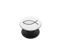 Símbolo Cristiano de Ichthys - Pez Jesús PopSockets PopGrip Adhesivo