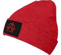 Símbolo De Anarquía En Apuros Mujer Hombre Watch Cap Suave Gorro Invierno Resistente Al Viento Gorro De Punto para Correr Pasear Al Perro Deportes