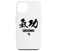 Símbolo de caligrafía China de Qigong con Yin Yang Carcasa para iPhone 13