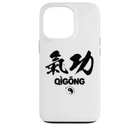 Símbolo de caligrafía China de Qigong con Yin Yang Carcasa para iPhone 13 Pro