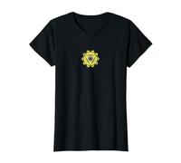 Símbolo de Chakra del plexo Solar | Diseño geométrico de Mandala Amarillo Camiseta