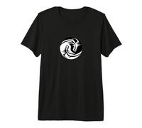 Símbolo de dragón con caligrafía mítica China con diseño de Tai chi Camiseta Premium