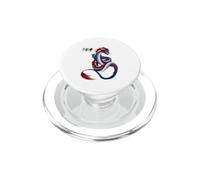 Símbolo de dragón con caligrafía mítica China con diseño de Tai chi PopSockets PopGrip para MagSafe
