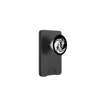 Símbolo de dragón con caligrafía mítica China con diseño de Tai chi PopSockets PopWallet para MagSafe