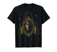 Símbolo de espejo hermético, diseño de luz de sombra de dualidad Camiseta