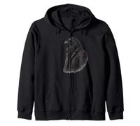 Símbolo de Inteligencia silenciosa Dark Raven Sudadera con Capucha