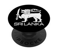SÍMBOLO DE LA Bandera DE LEÓN Sri Lanka Sinha PopSockets PopGrip Adhesivo